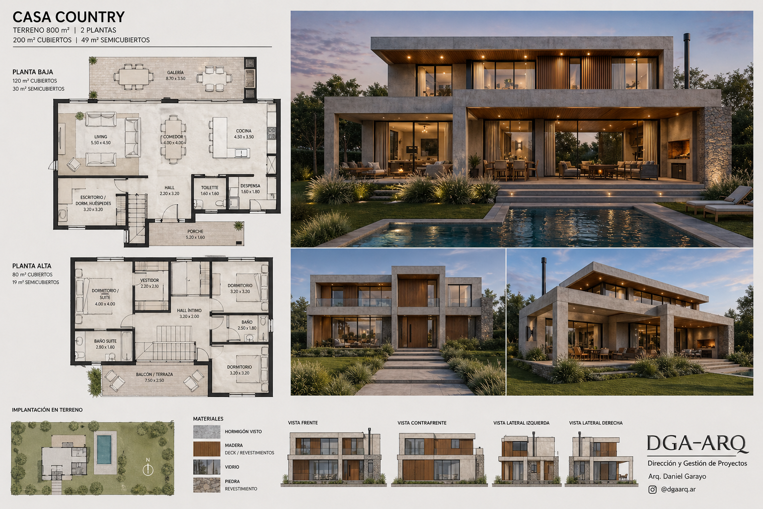 Vivienda Unifamiliar — B° Cerrado Hudson